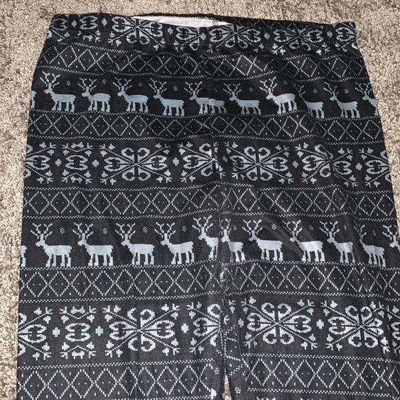 Cold crush size‎ XL Christmas leggings reindeer ugly sweater - Picture 1 of 8